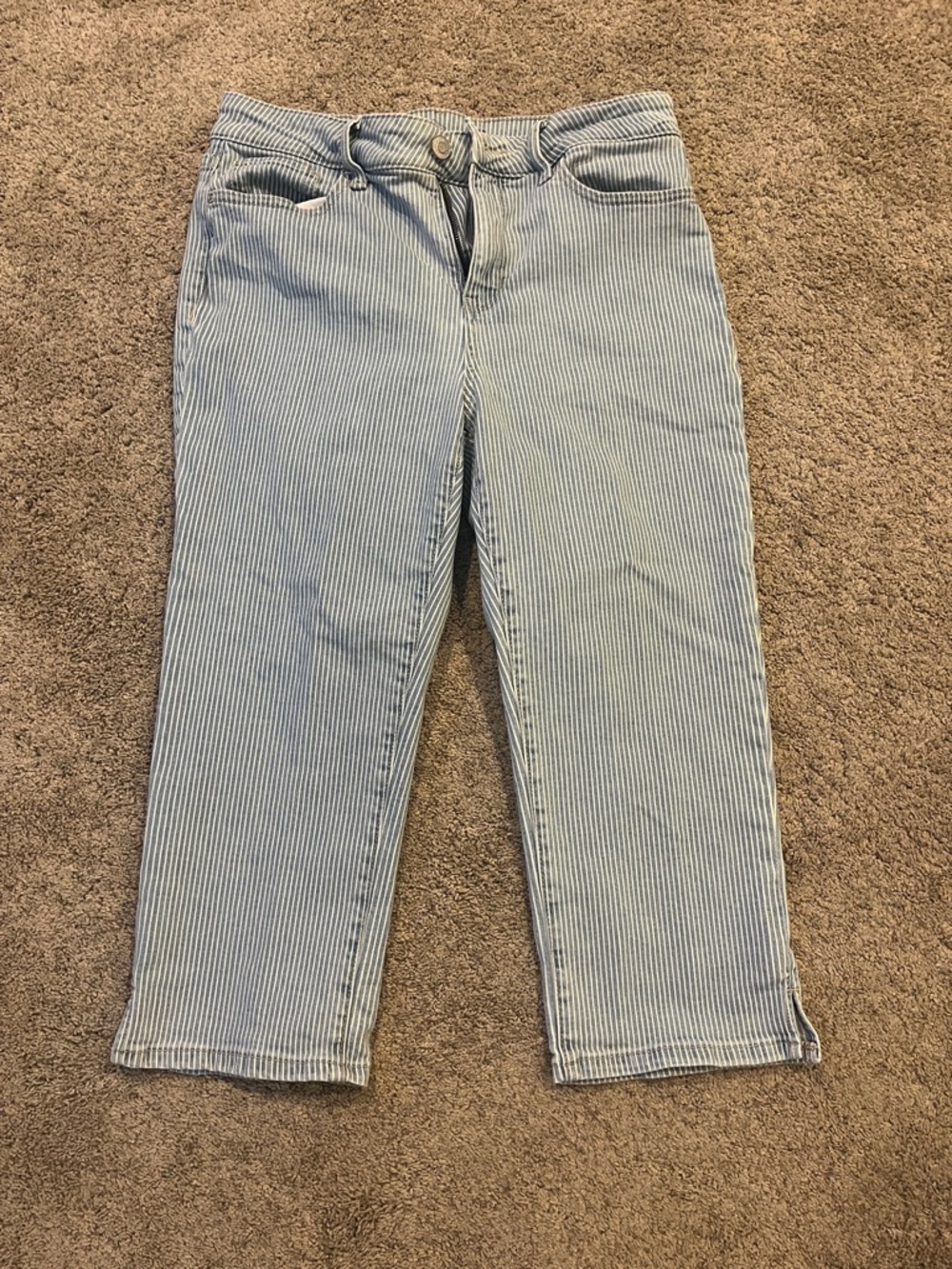St. John’s Bay Denim Capris-Size 12-New!